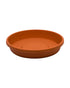 Cosmoplast Round Flower Pot 12 Inch Tray Terracotta