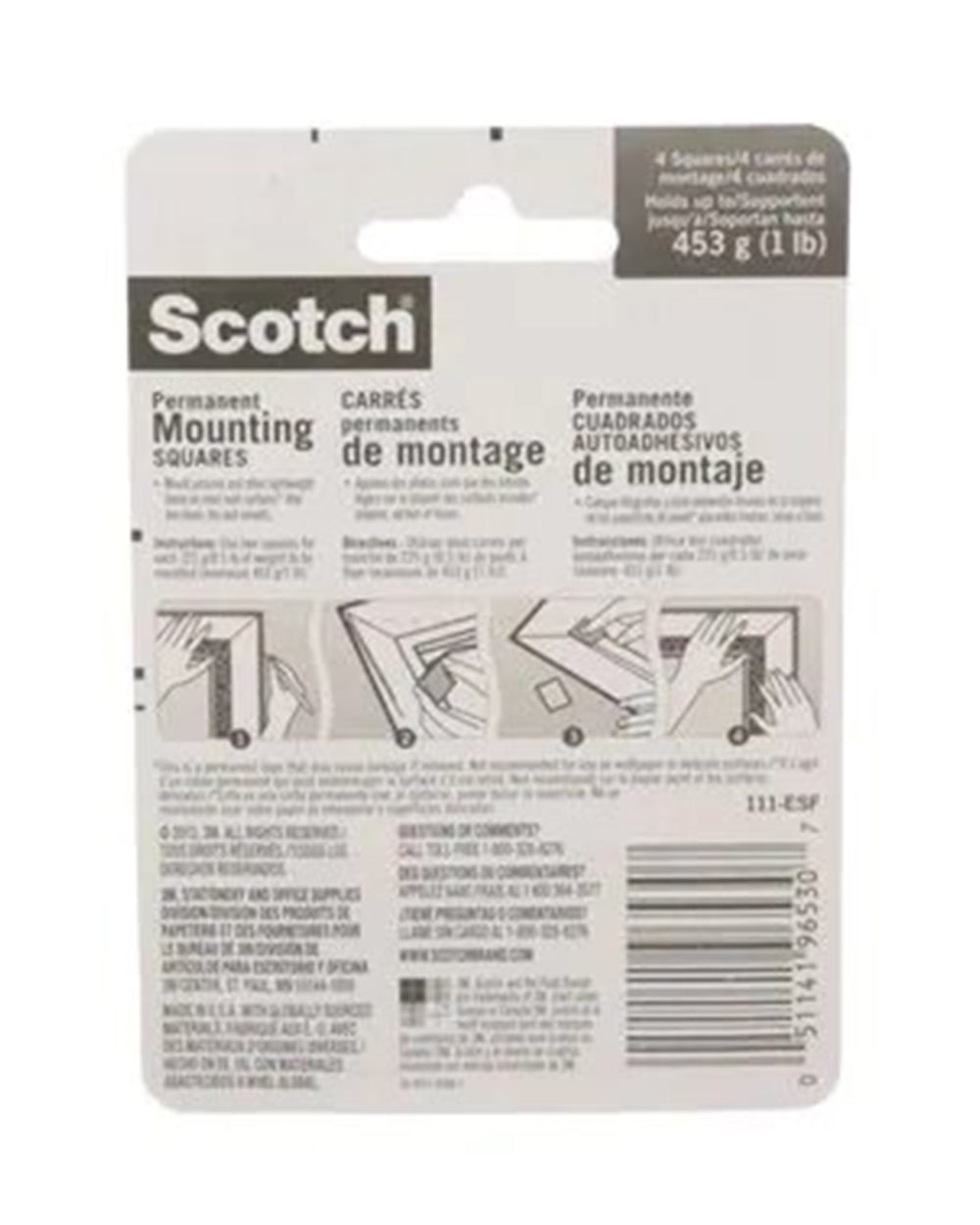 3M Scotch Double Sided Mounting Squares