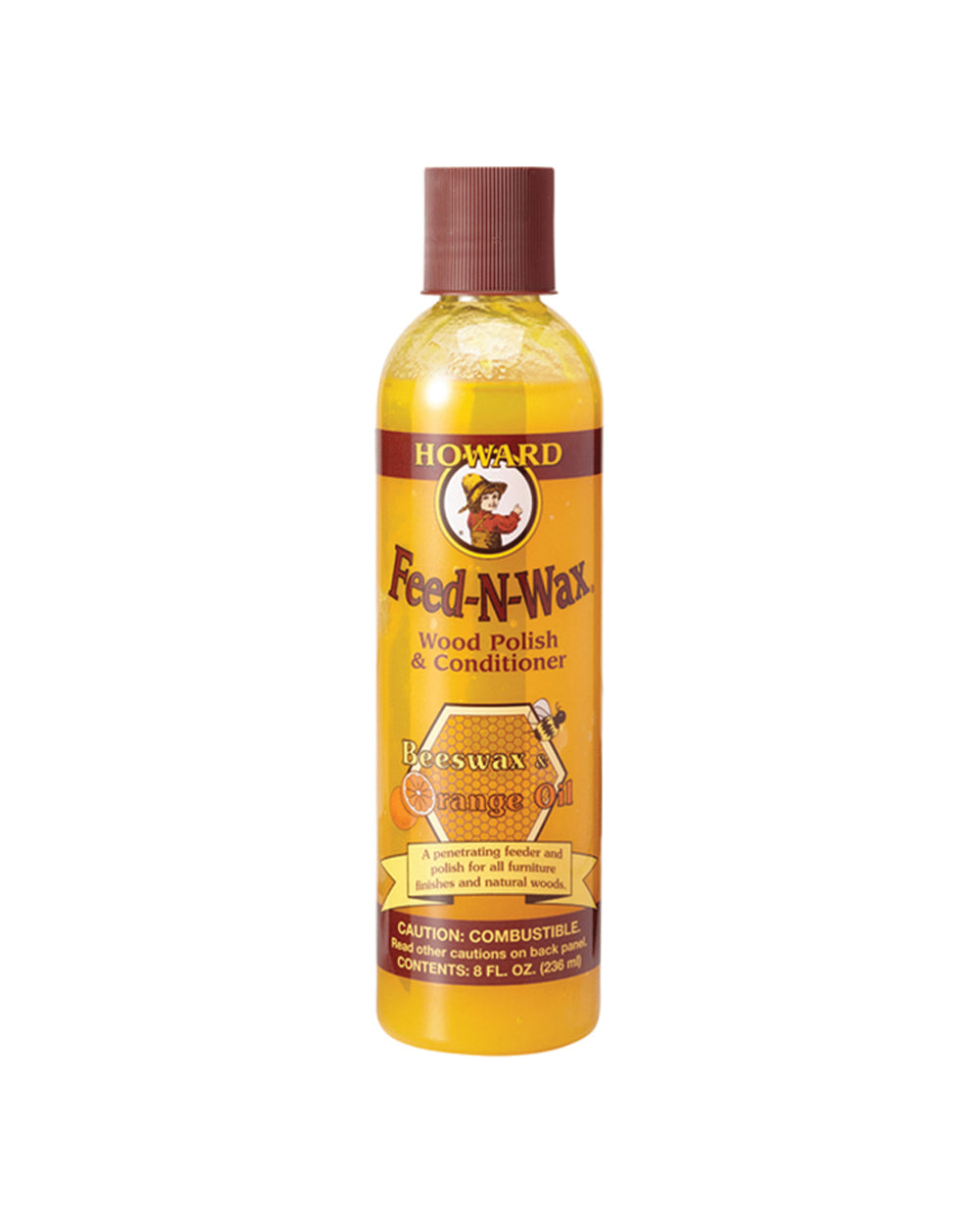 Howard Feed-N-Wax Polish and Conditioner 8 Oz