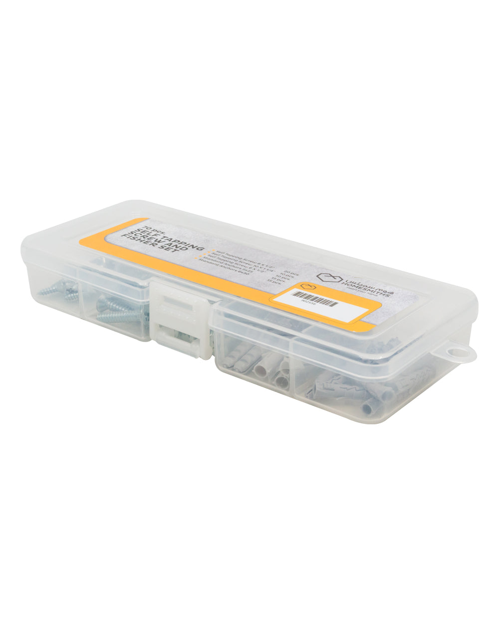 Homesmiths 70 Pieces Self Tapping Screw & Fisher Set