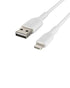 Belkin 1 Meter Cable PVC A to Lightning White White 10.2 x 3.2 x 16.2 cm