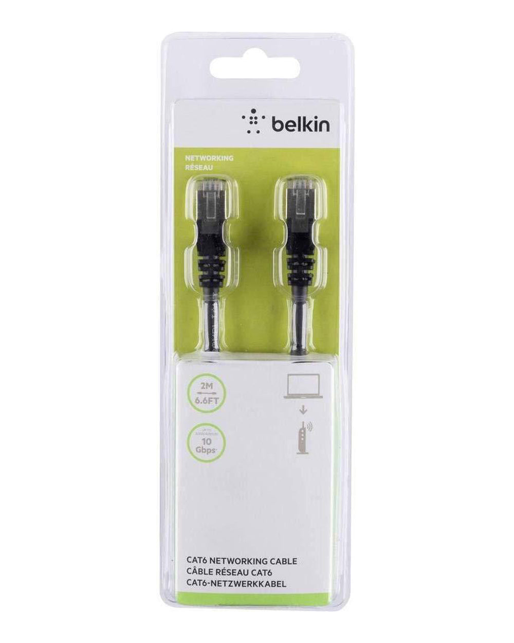 Belkin 5 Meter CAT6 Networking Cable Black Black