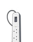 Belkin 4 Way Surge Protection Strip 2 Meter With 2 X 2.4Amp USB Charging