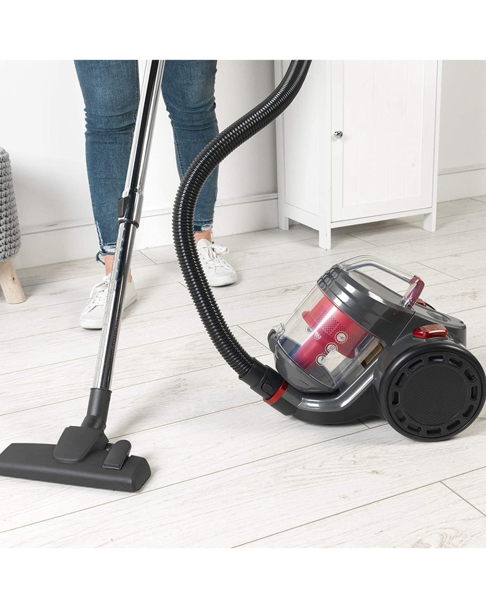 Beldray Compact VAC Lite Cylinder Vacuum Cleaner Red