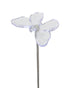 Exhart Solar Acrylic Butterfly Garden Stake