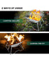 Flame On 2 in 1 Charcoal Grill & Fire Pit