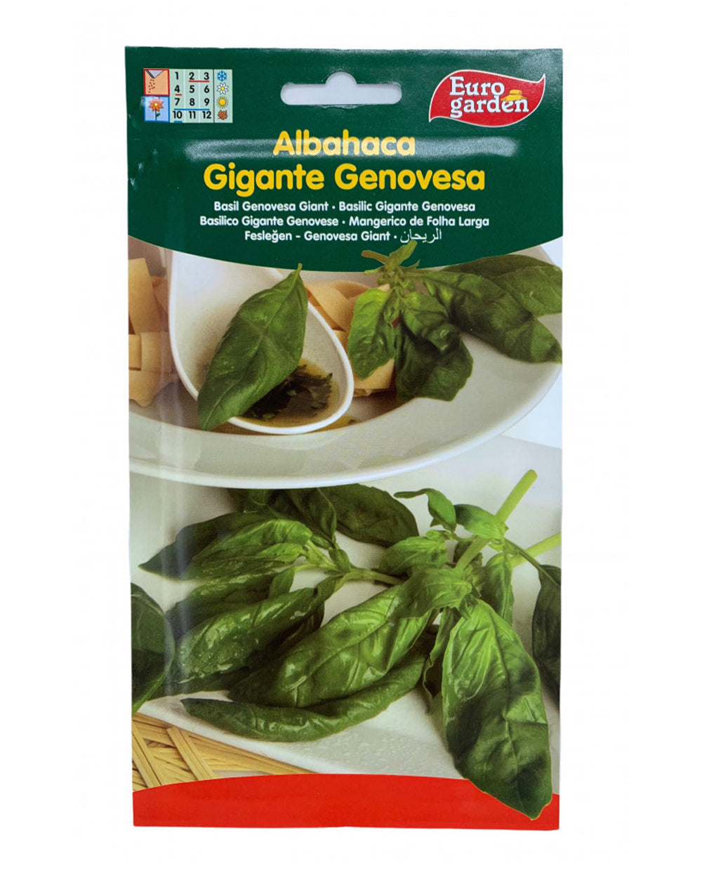 Euro Garden Genovesa Giant Basil Premium Quality Seeds