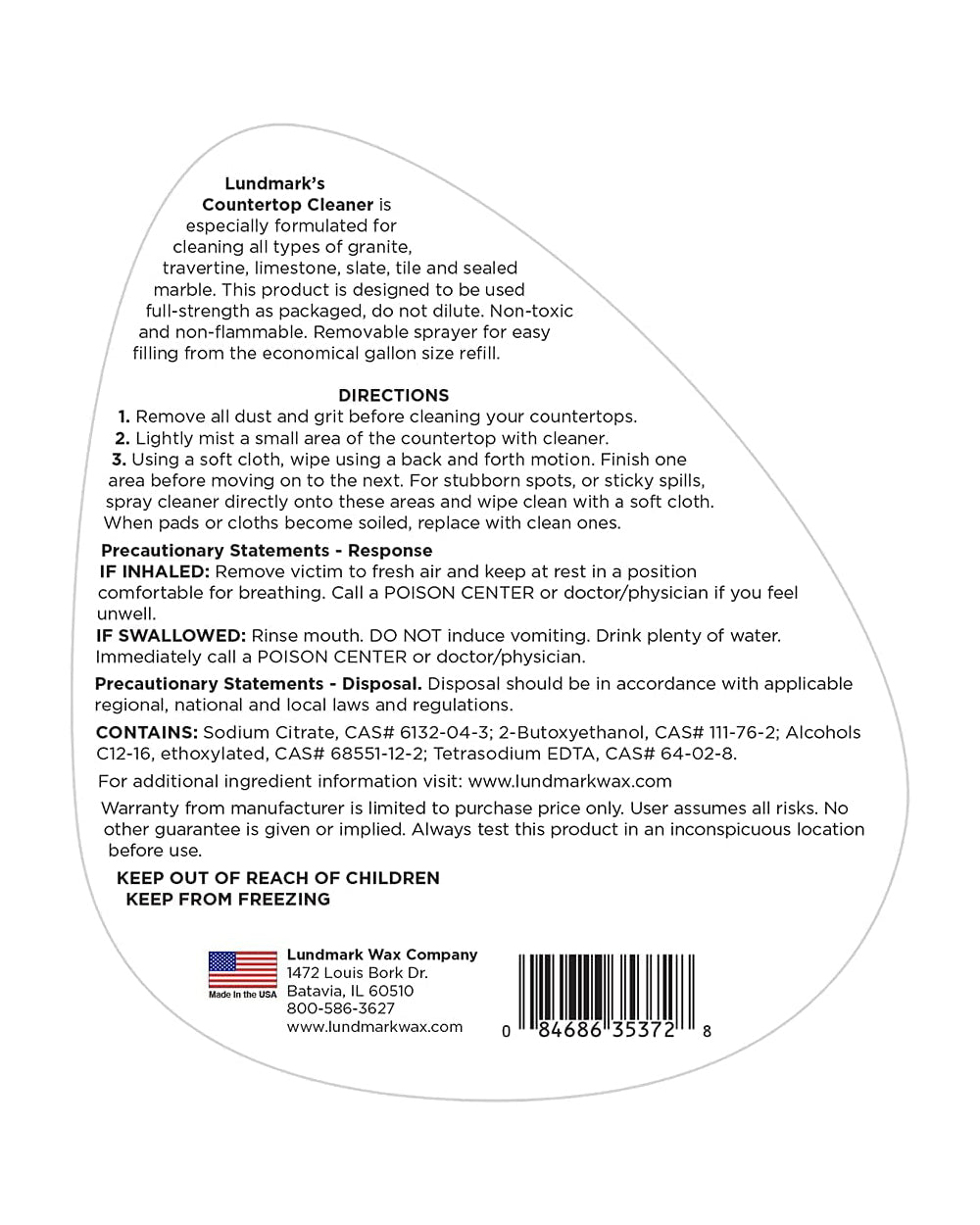 Lundmark Countertop Cleaner