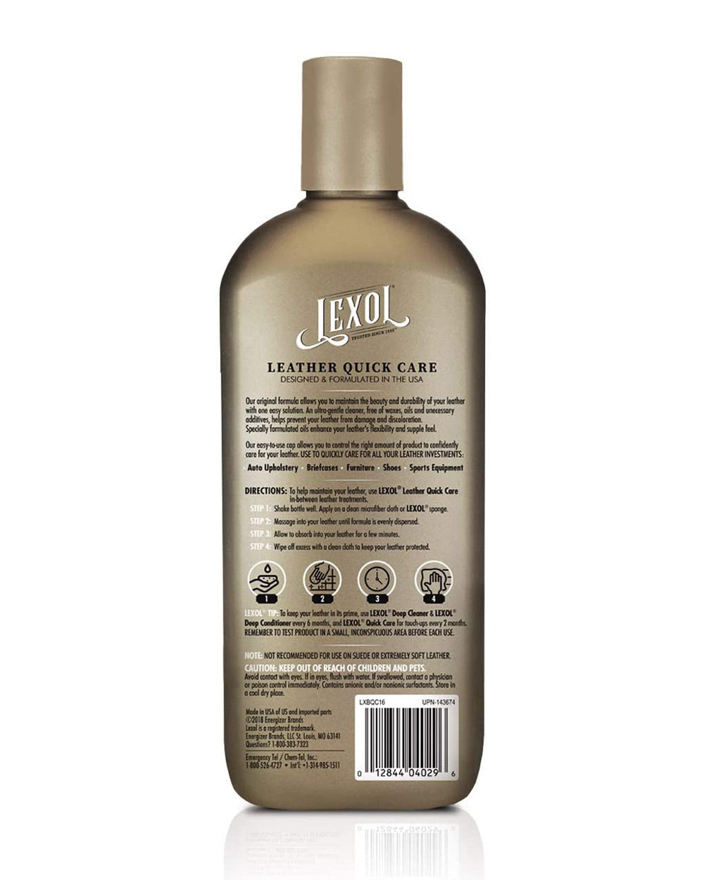 Lexol Quick Care All-in-One Formula 16.9 oz Bottle