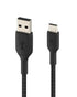 Belkin Boost Charge Braided USB-C to USB-A Cable 2 Meter Black