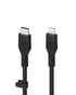 Belkin Silicone Cable Lightning to Type-C 1 Meter Black