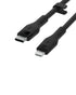 Belkin Silicone Cable Lightning to Type-C 1 Meter Black