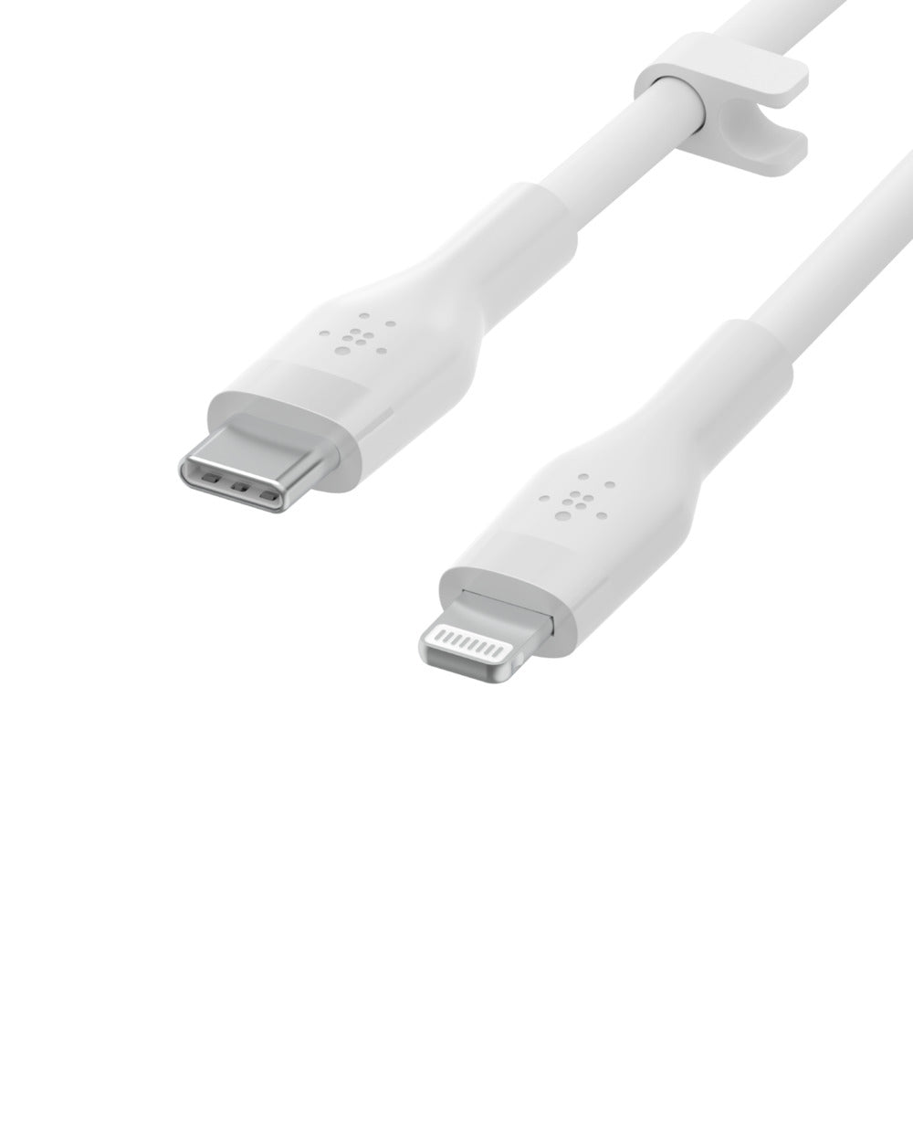 Belkin Silicone Cable Lightning to Type-C  1 Meter White