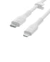 Belkin Silicone Cable Lightning to Type-C  1 Meter White