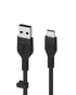 Belkin Cable Silicone USB-C to USB-A 3 Meter Black
