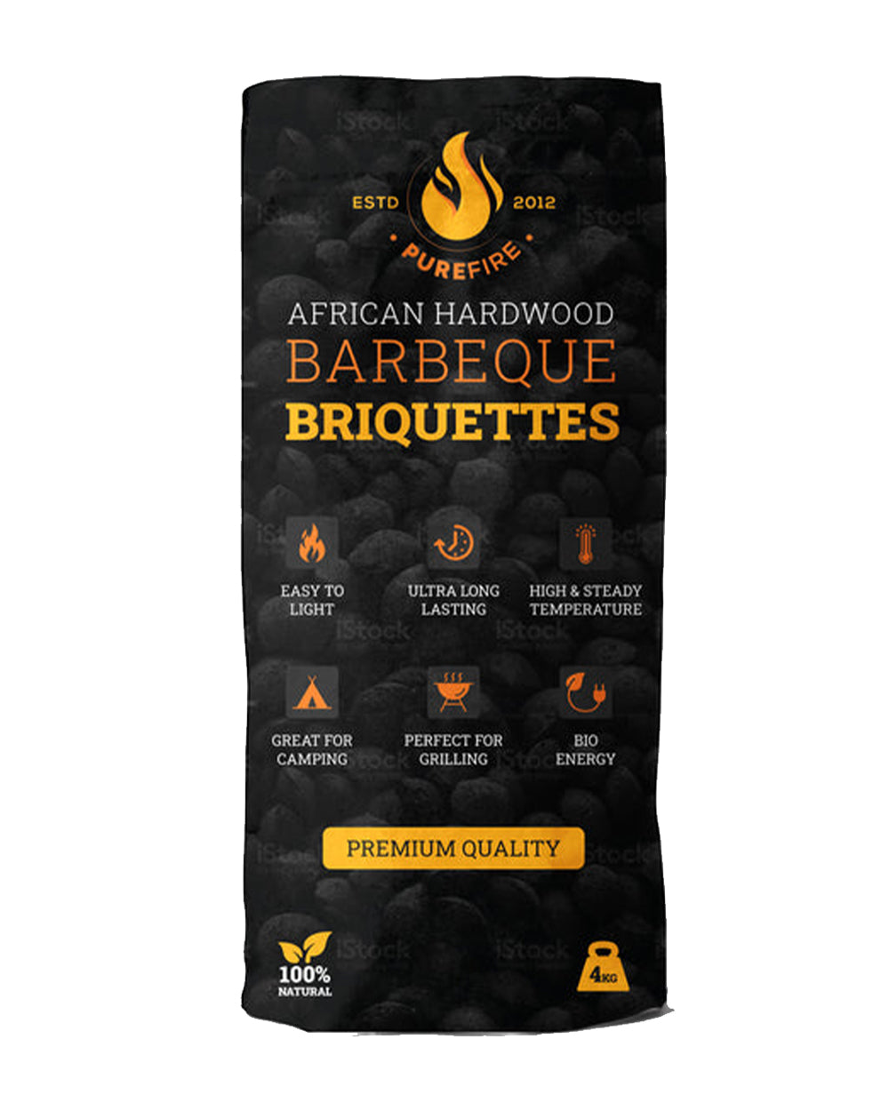 Purefire African Hardwood Briquettes 4Kg