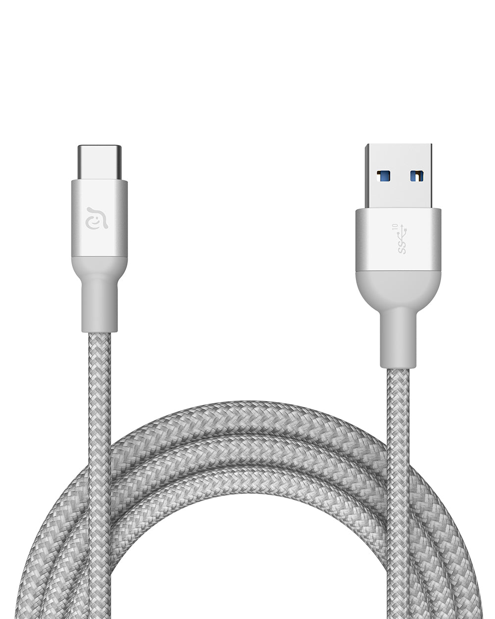 Adam Elements CASA M100+ USB3.1 Gen2 USB-C to USB-A Cable 3.94 x 0.62 x 0.30 inch Silver