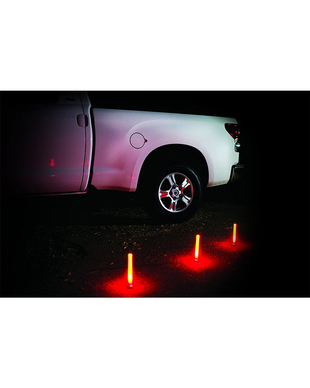 Dorcy RED LED Emergency Road Flares Pack of 3