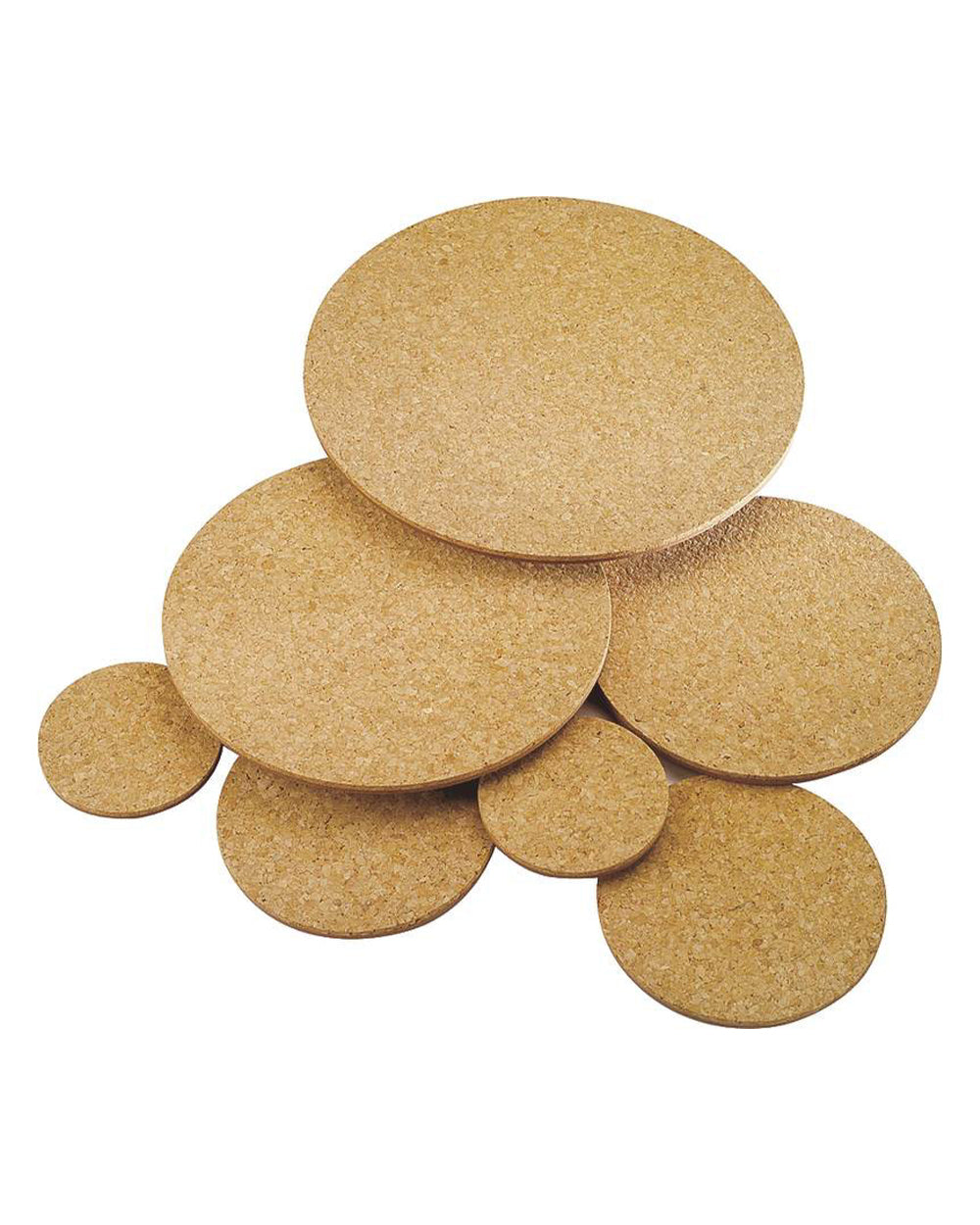 Midwest Blue Ribbon 10 inch Cork Mat Dia-10 x H0.2 inch Brown