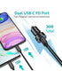 Choetech 2 Port USB Type-C Car Charger 40W Dual Adapter