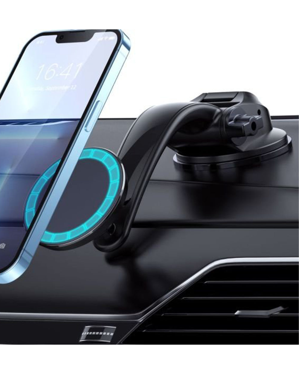 Choetech Suction Cup Magnetic Car Mount Black, AT0005-BK
