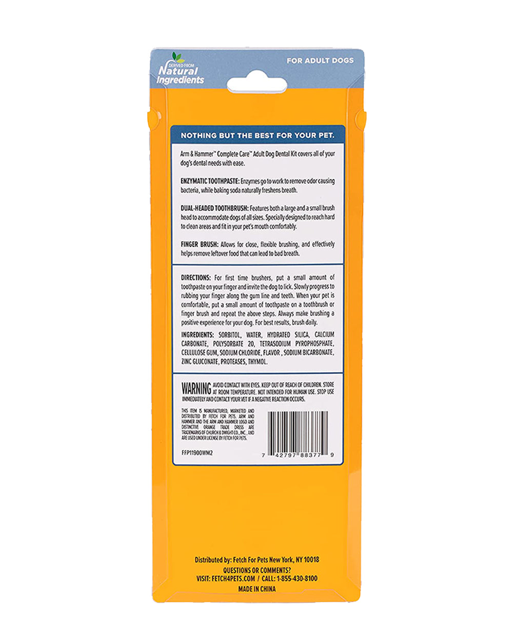 Arm & Hammer Complete Care Dog Dental Kit