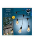 Homesmiths Round Bulb LED Partylight Steady Outdoor