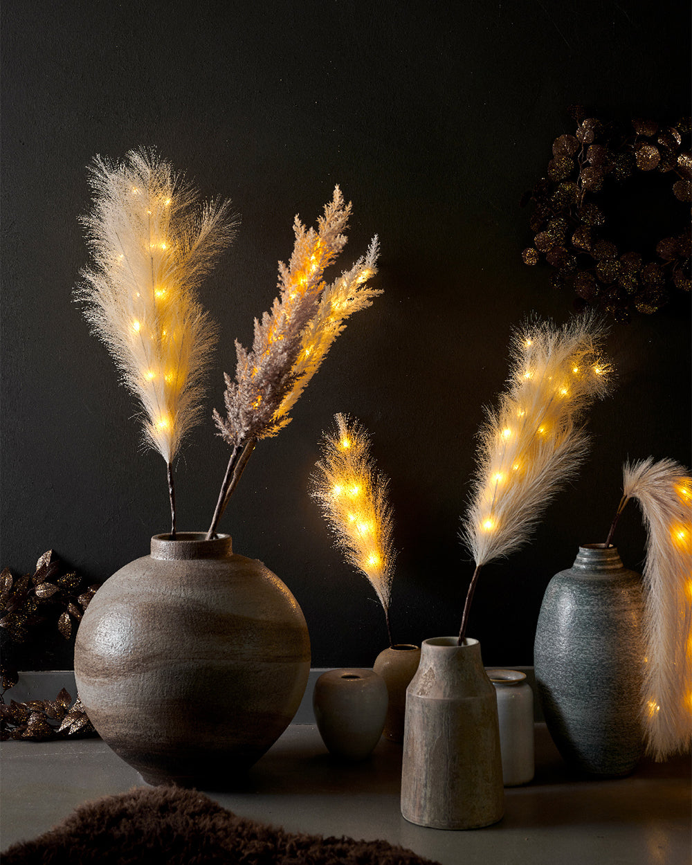 Homesmiths Micro LED Plume Polyester Steady Indoor