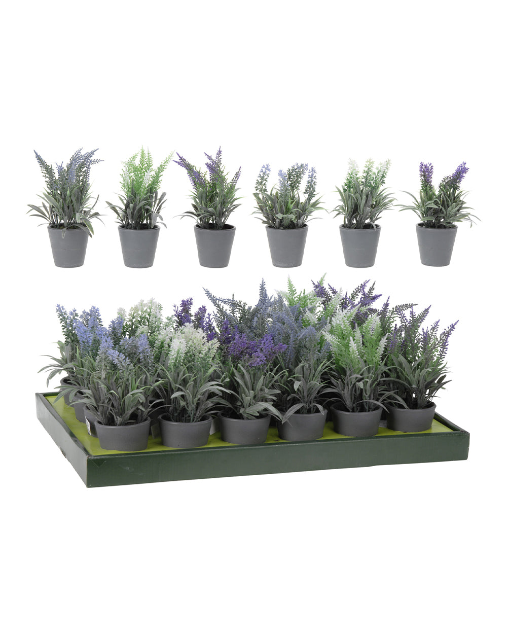 Homesmiths Lavender In Grey Pot Assorted 1 Piece