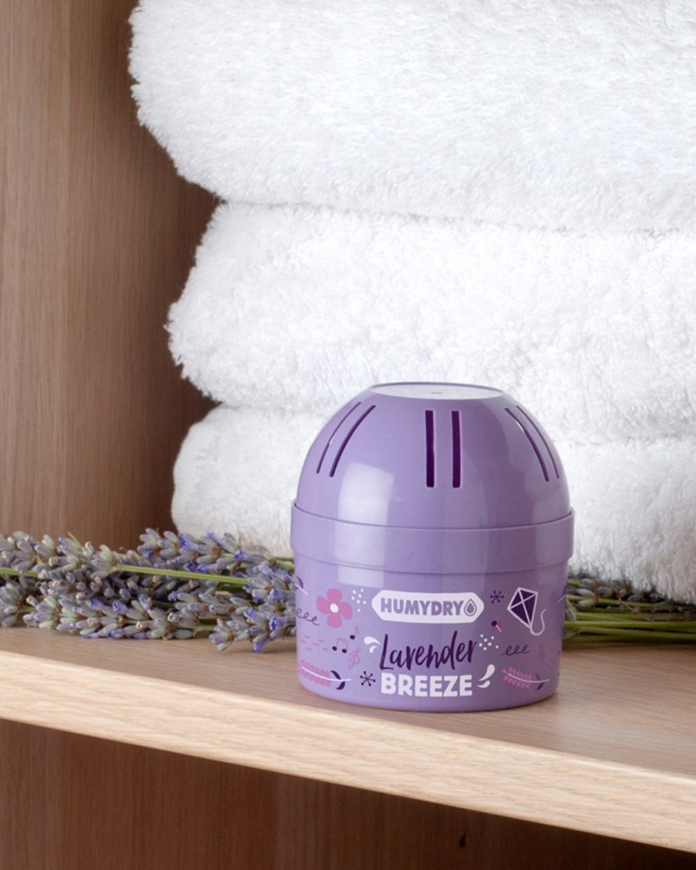 Humydry Mini 2.6oz Moisture Absorber & Air Freshener Lavender Scent