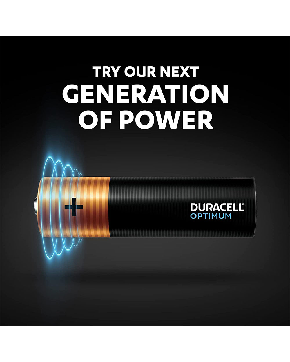 Duracell Optimum Type AAA Alkaline Batteries Pack Of 4 Black