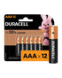 Duracell AAA 1.5V Alkaline Batteries Extra Life Long Power Pack of 12