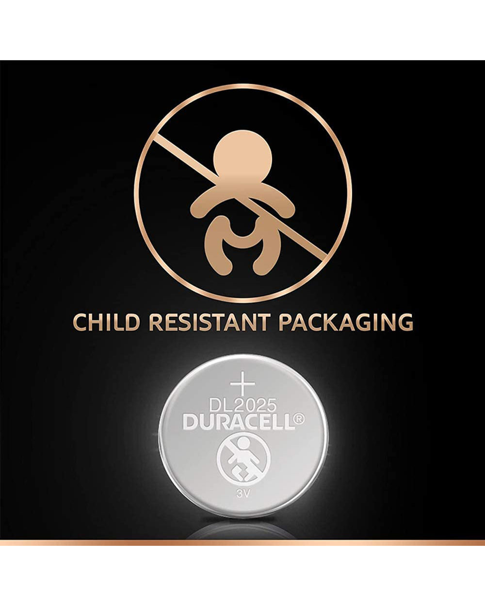 Duracell 3V Lithium Coin CR2025 Battery Pack of 2