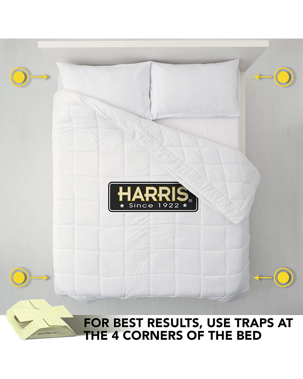 Harris Bed Bug Trap Harris Pack of 4