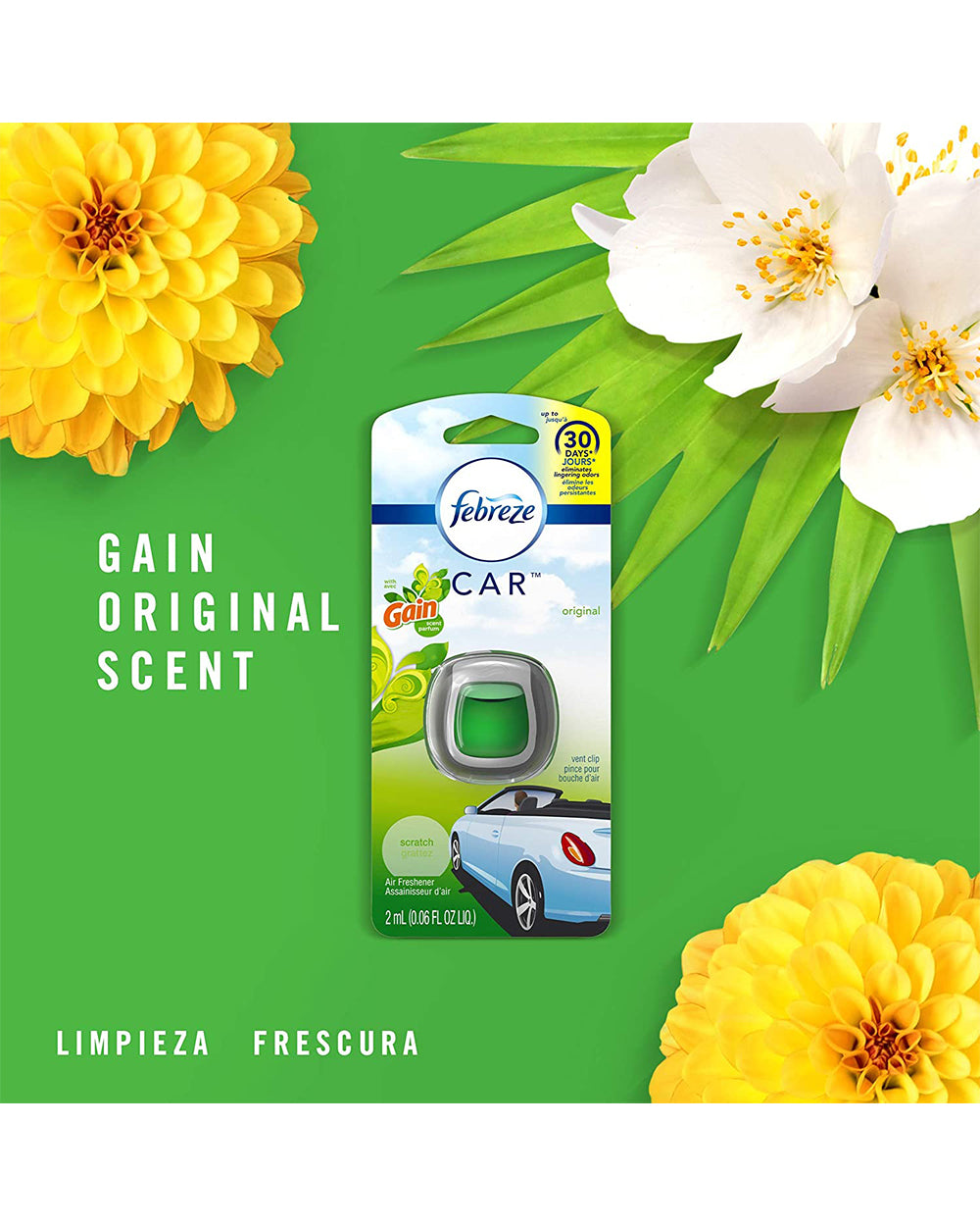 Febreze Car Vent Clip Gain Original