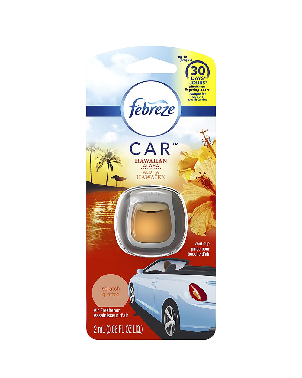 Febreze Car Vent Clip Hawaiian Aloha