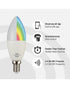 Brennenstuhl Wifi Smart Dimmable LED Light Bulb 5.5W E14 Candle Shape
