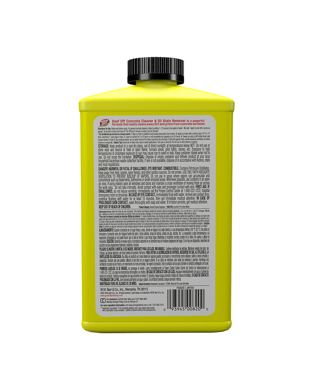 Goff Off 32oz Concrete Cleaner & Oil Stain Remover