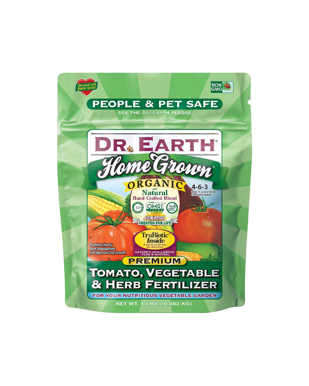 Dr. Earth Tomato Vegetable & Herb Fertilizer 1 Pound Bag