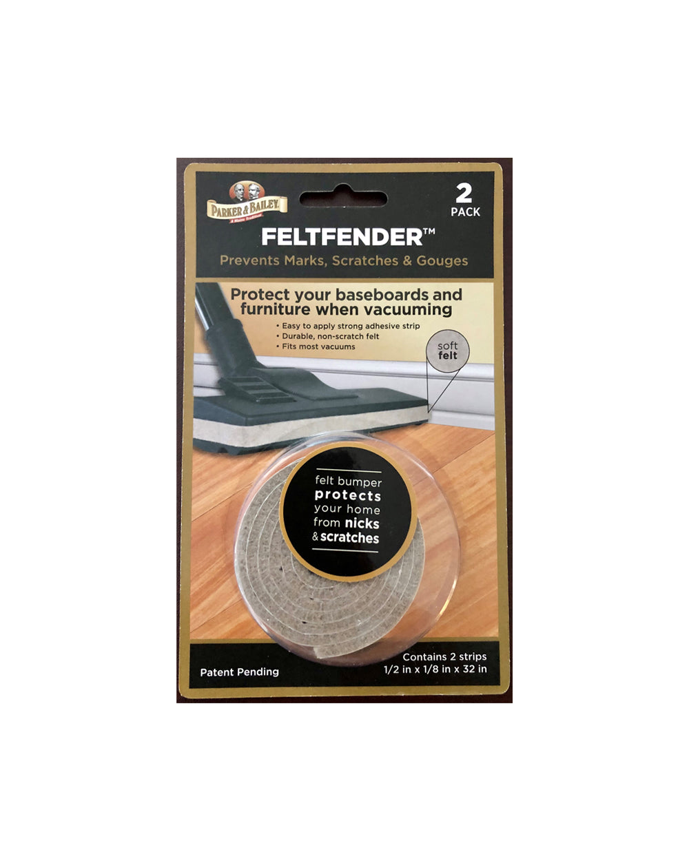 Parker & Bailey Felt Fender Set of 2