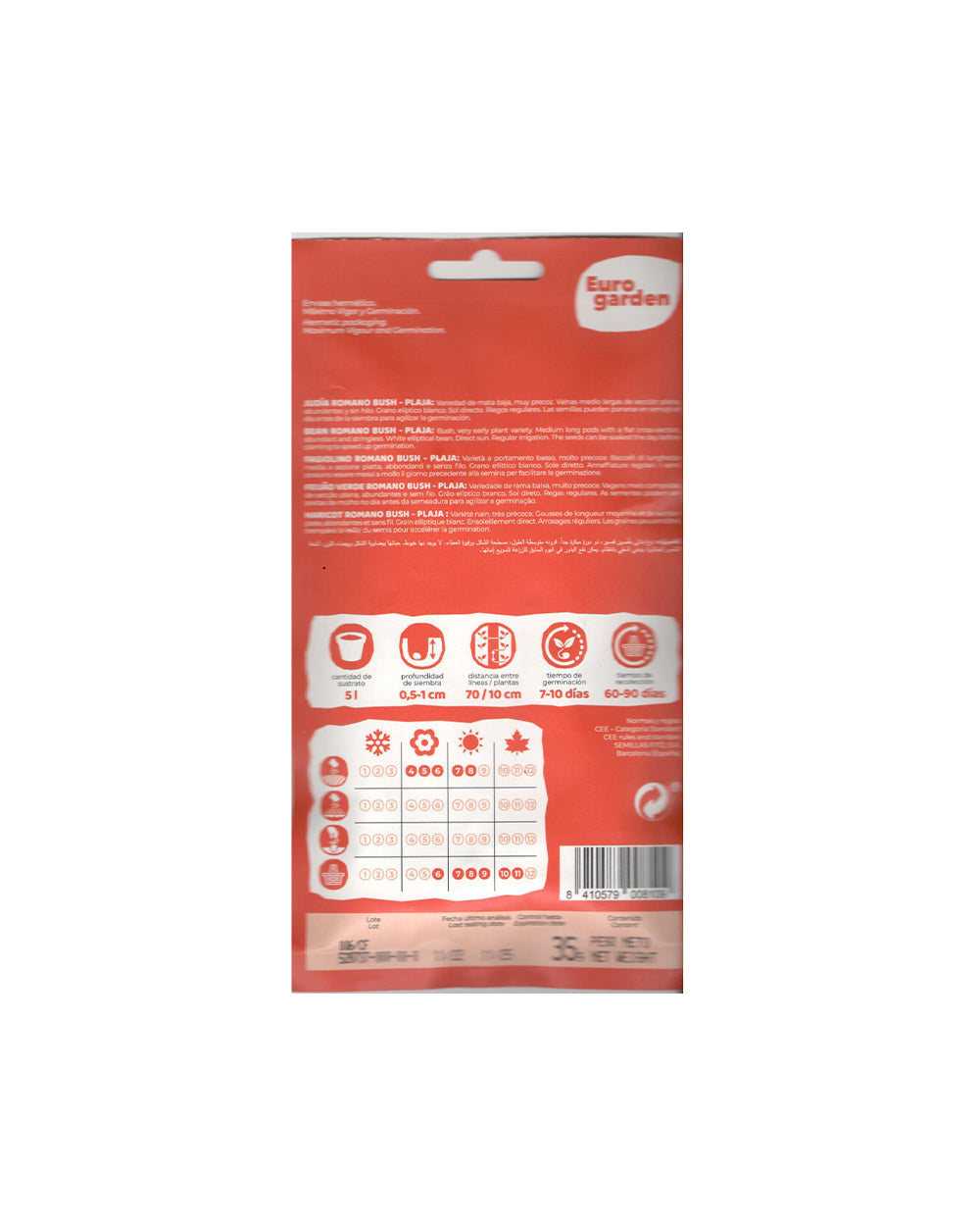 Euro Garden Romano Bean Seeds