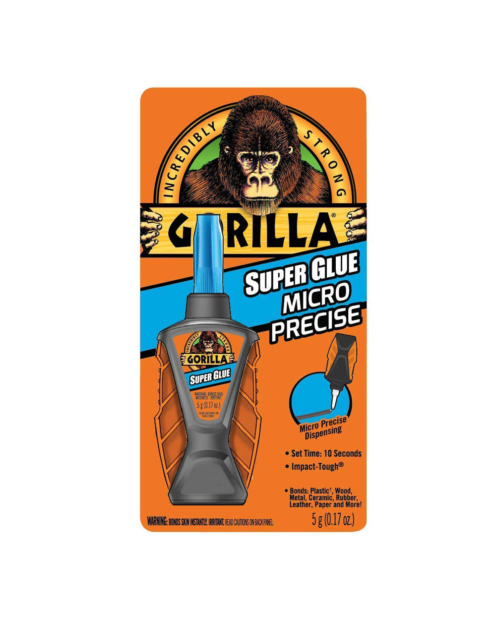 Gorilla Micro Precise Super Glue 5g Clear