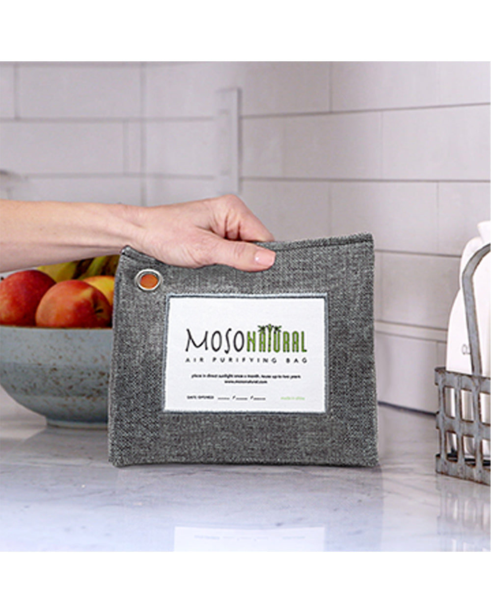 Moso Natural Air Purifying Bag 600g For Bedrooms, Living Rooms, Kitchens & Pet Areas