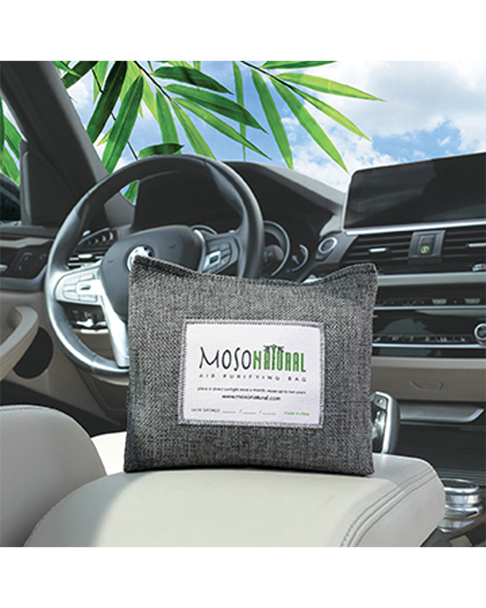 Moso Natural Air Purifying Bag for Cars Trucks, SUVs & Boats