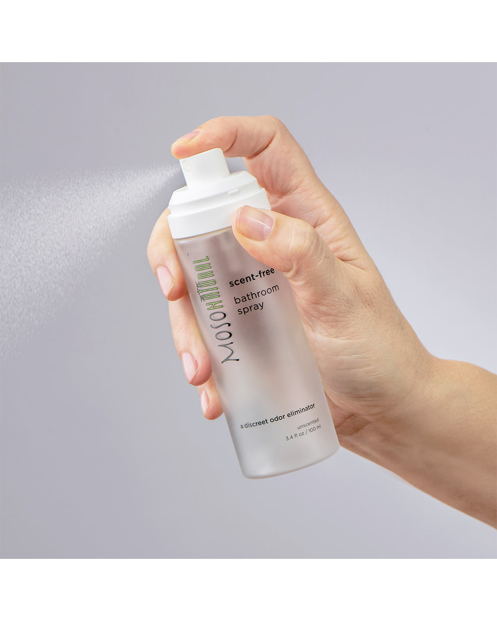 Moso Natural Scent Free Bathroom Spray 100ML A Discreet Odor Eliminator