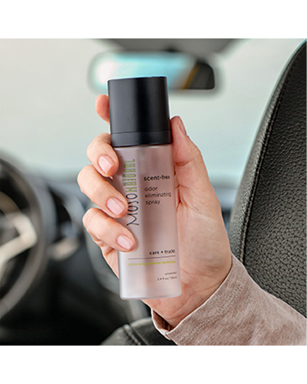 Moso Natural Scent Free Odor Eliminating Spray for Car 100ML An Unscented Air Freshener