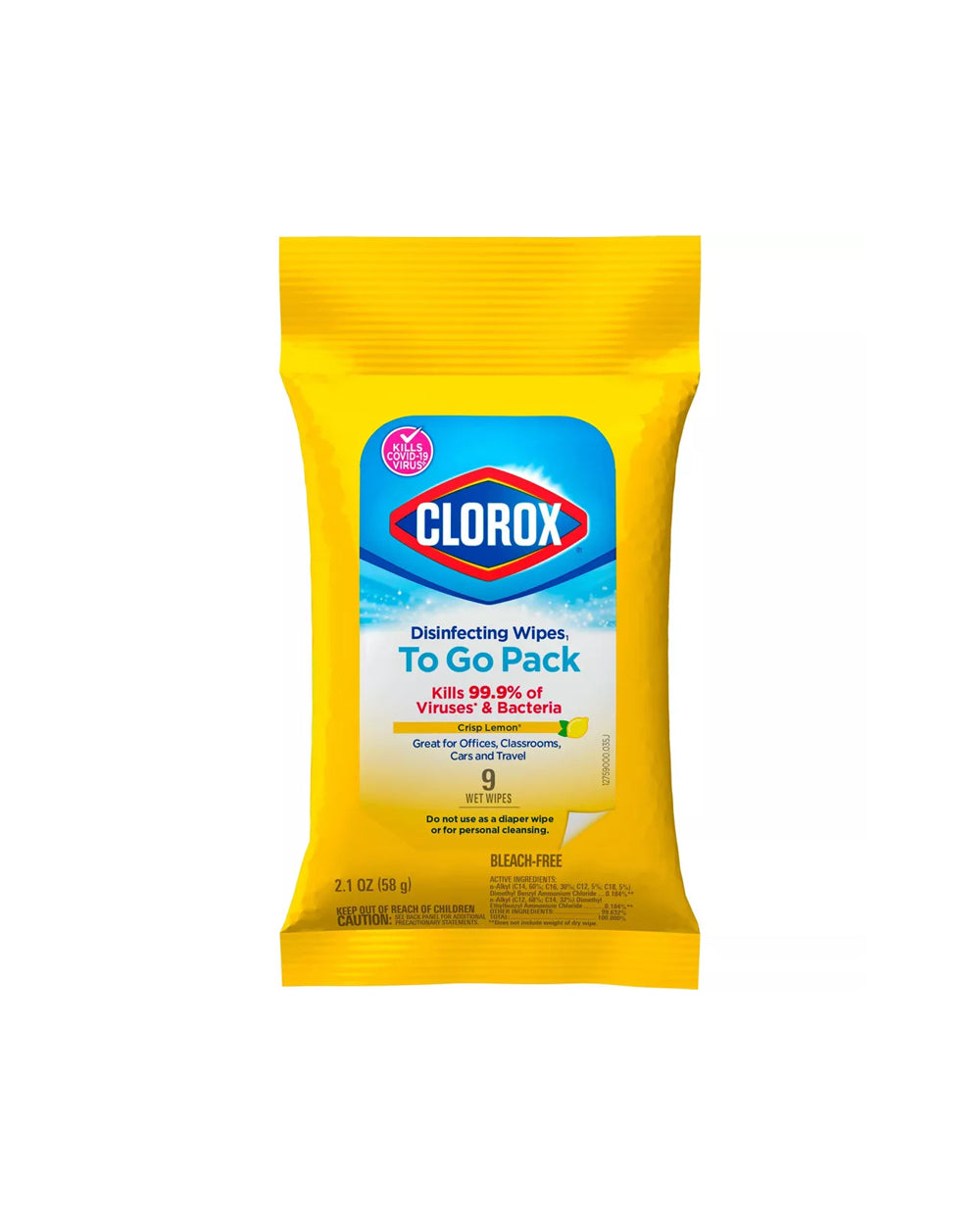 Clorox Wipes To Go Pack Of 9