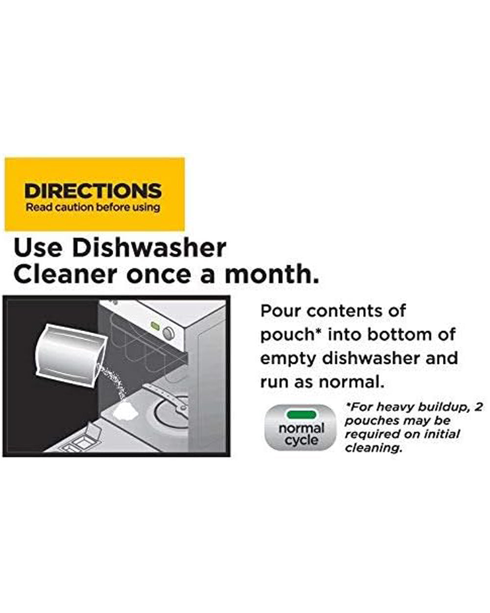 Lemi Shine Natural Dishwasher Cleaner Fresh Lemon Scent