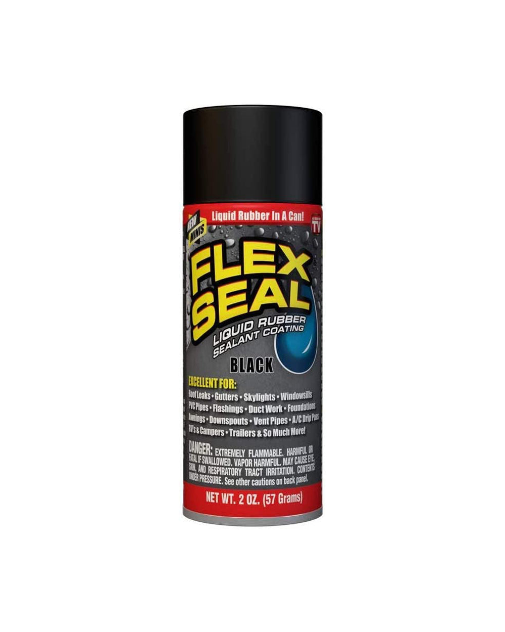 Flex Seal 2oz Mini Liquid Rubber Sealant Coating Black