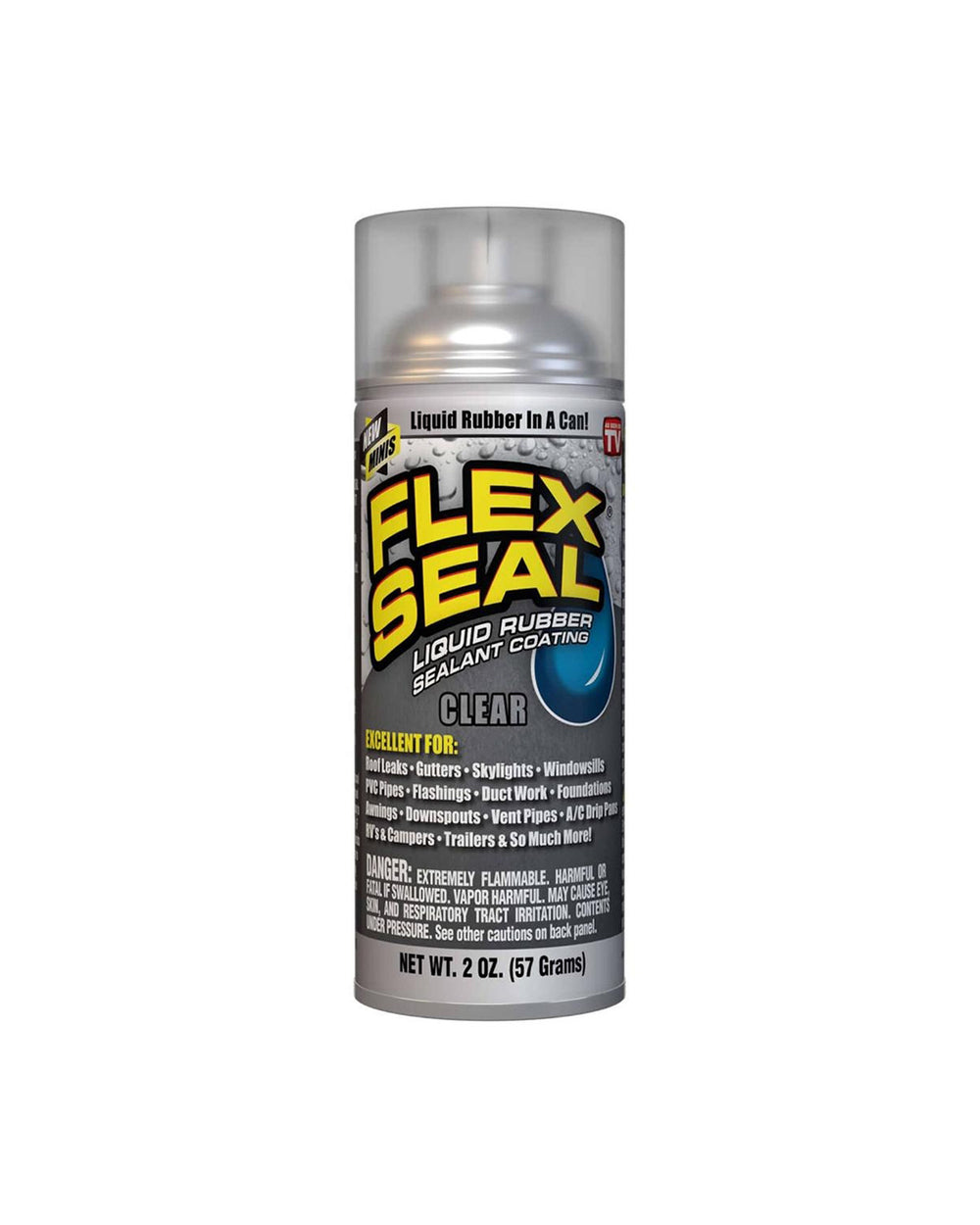 Flex Seal 2oz Mini Spray Rubber Sealant Clear